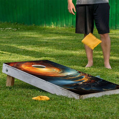 Time Warp - Cornhole Board Wrap - Set of 2