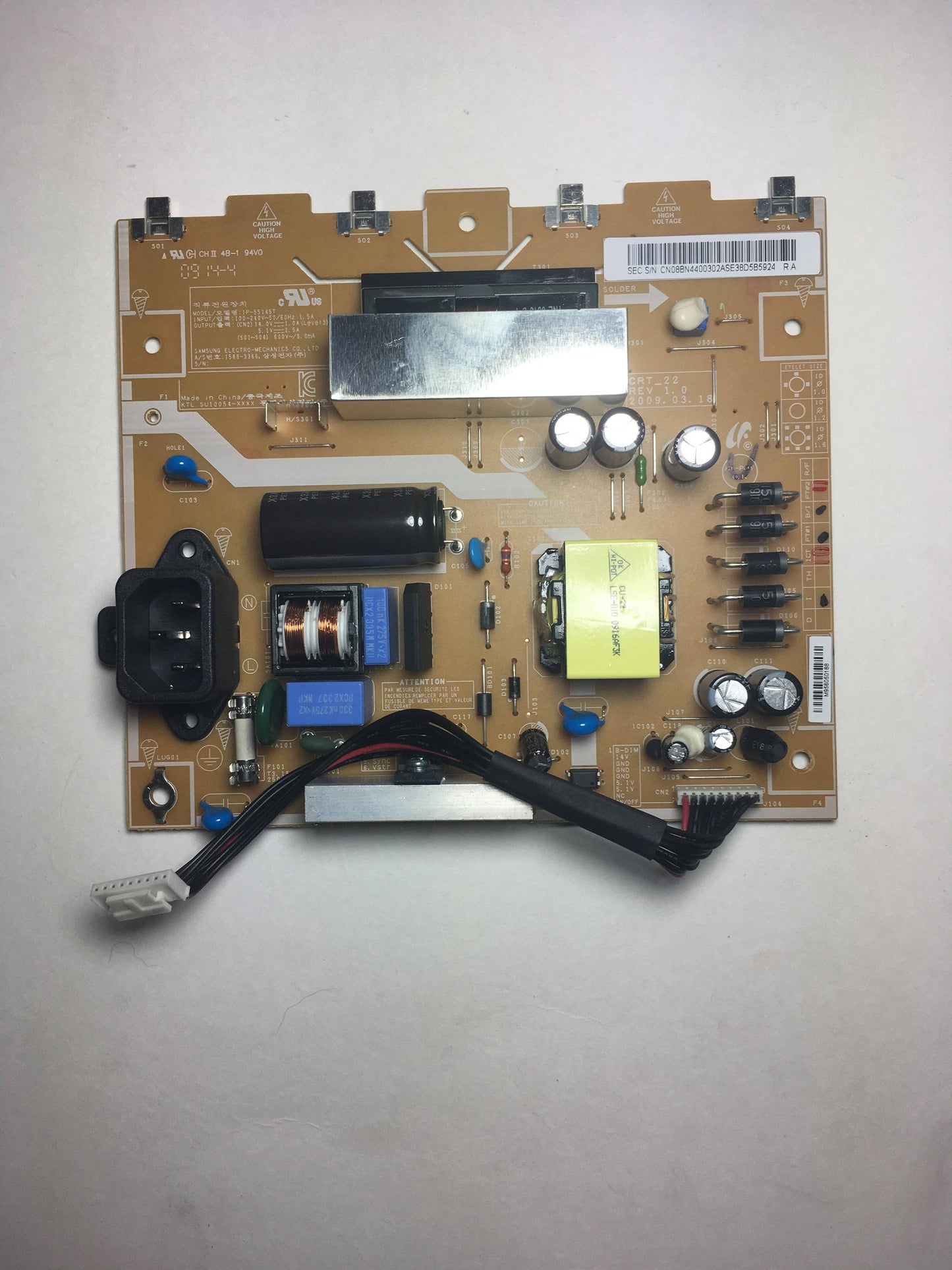 Samsung BN44-00302A power Supply / Backlight Inverter