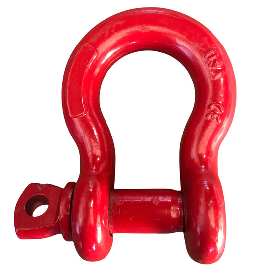Anchor Shackle, Carbon Steel Body Material, Carbon Steel Pin Material, 1 1/8 in Body Size Otarealm