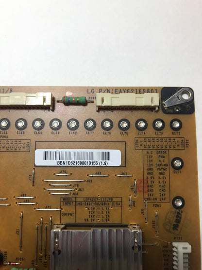 LG EAY62169801 (EAX62865401/8) Power Supply 47LV5500 47LV5400 42LW5300