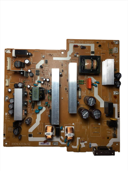 Sharp RDENCA203WJQZ (LC610-4001CC) Power Supply Unit