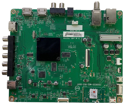 Vizio 756TXICB02K030 Main Board for D43F-F1 (LTM7VNKU Serial) Otarealm