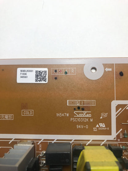 N0AB6JK00001 Panasonic / Sanyo (1H547W) Power Supply DP42740 DP50710 DP50740