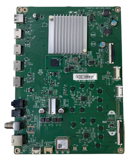Vizio 756TXLCB02K050 Main Board for M58Q7-J01 (LTYUH1L Serial) Otarealm