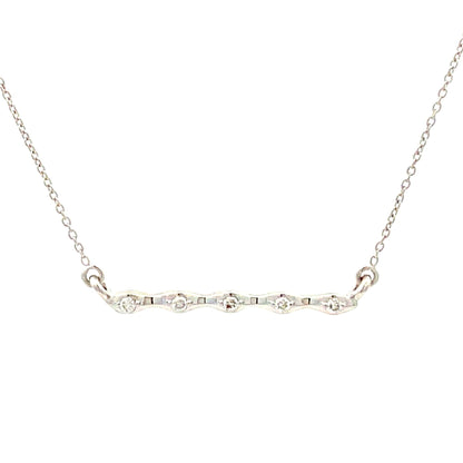 .05ct Diamond Fashion Pendants 14KT White Gold