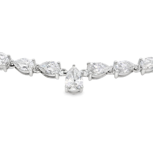 15.00ct Lab Grown Diamond Tennis 14KT White Gold