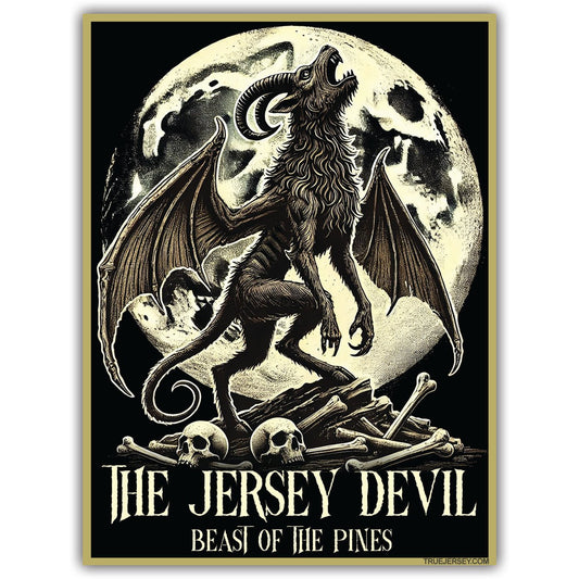 Jersey Devil Beast of the Pines Flexible Magnet