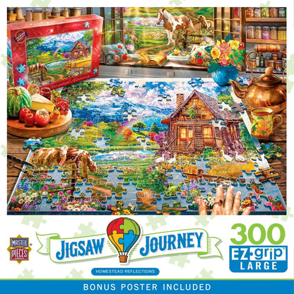 Jigsaw Journey Homestead Reflections 300 Piece EZ Grip Jigsaw Puzzle | Masterpieces