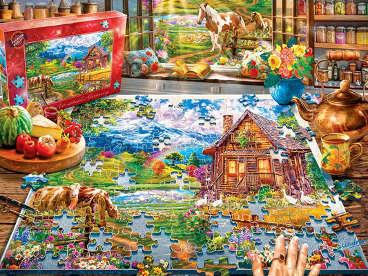 Jigsaw Journey Homestead Reflections 300 Piece EZ Grip Jigsaw Puzzle | Masterpieces