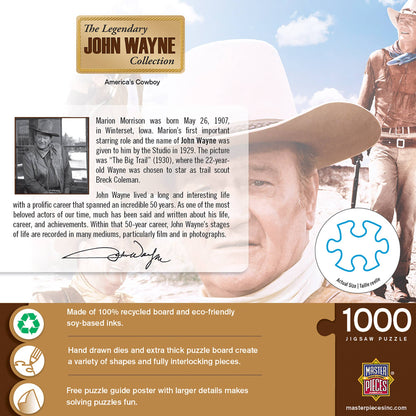 John Wayne Collection - America's Cowboy 1000 Piece Puzzle | Masterpieces