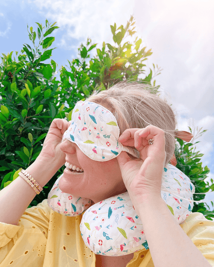 Out Of Office Neck Pillow & Sleep Mask Set