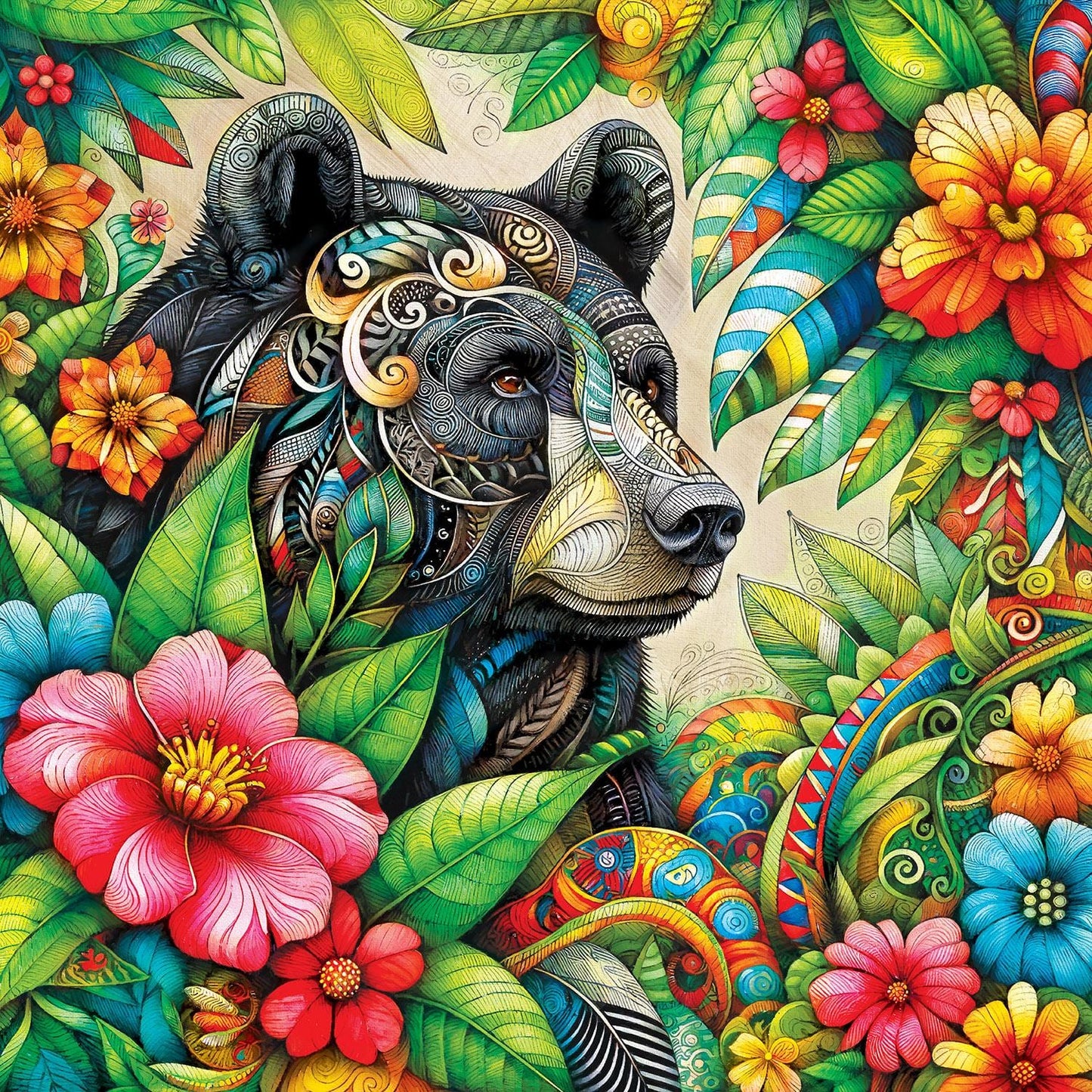 Kaleidoscope Forest Master 300 Piece EZ Grip Jigsaw Puzzle | Masterpieces