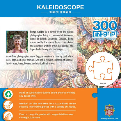 Kaleidoscope Sunrise Serenade 300 Piece EZ Grip Jigsaw Puzzle | Masterpieces