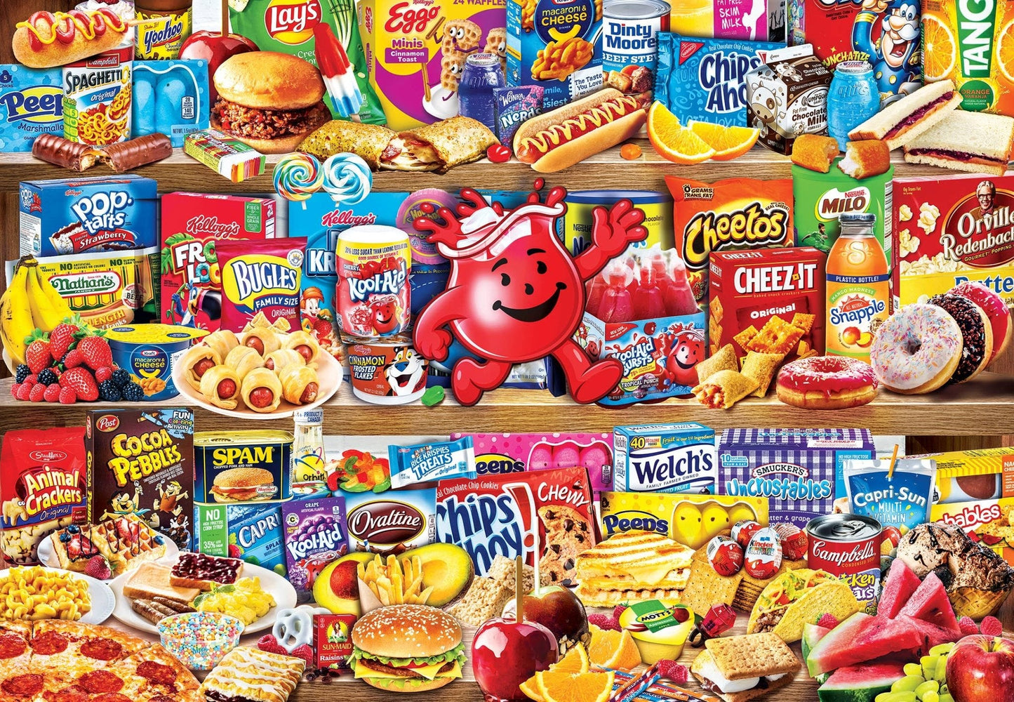 Kids' Favorite Foods 2000 Piece Jigsaw Puzzle by Masterpieces