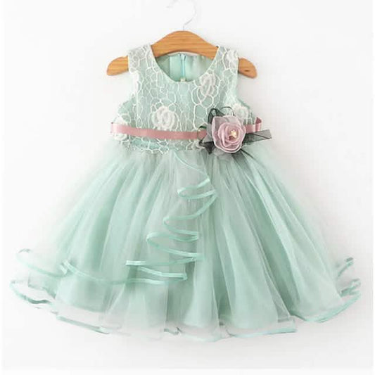 Kids Little Girls' Dress Flower Swing Dress Otarealm