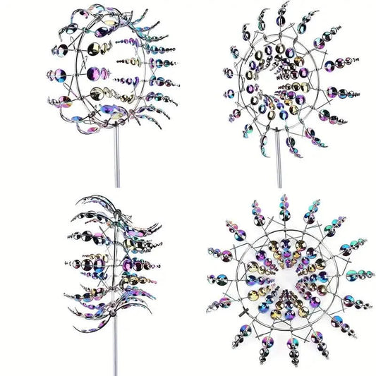 Kinetic Wind Sculptures & Spinners 3D Wind Spinner Wind Powered Wind Art Otarealm