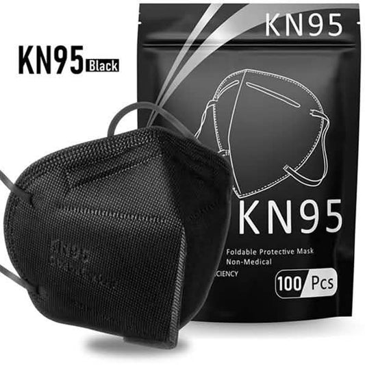 KN95 Foldable Protective Face Mask - Black Otarealm
