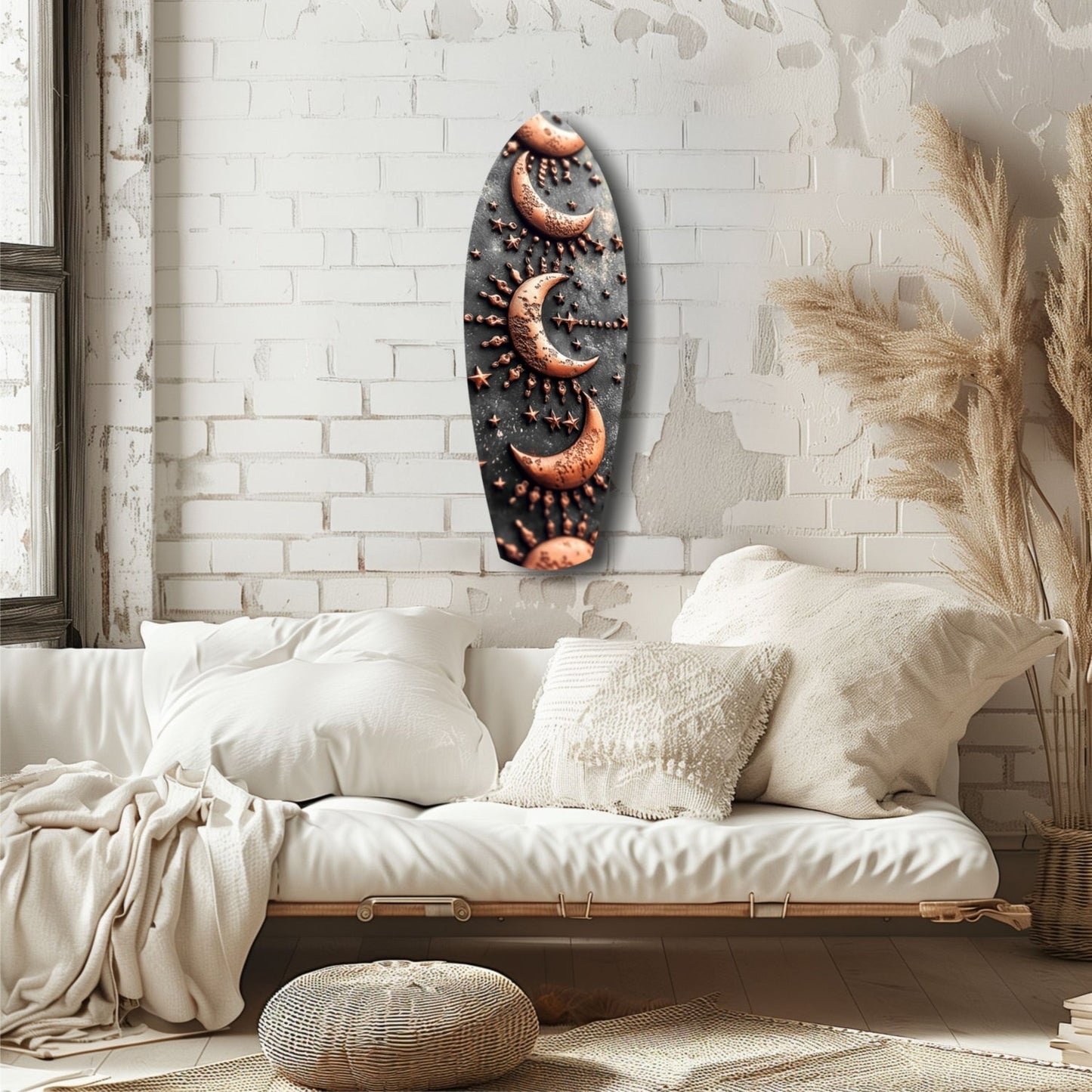 Lunar Order Glass Wall Art