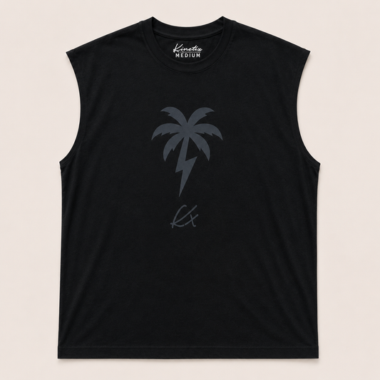 KX Thunder Palm Muscle Tee (Black)