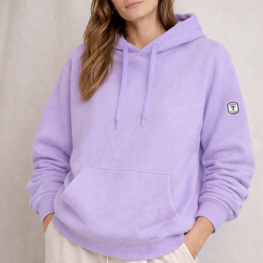 Women's Half Moon Hoodie (Lavender)