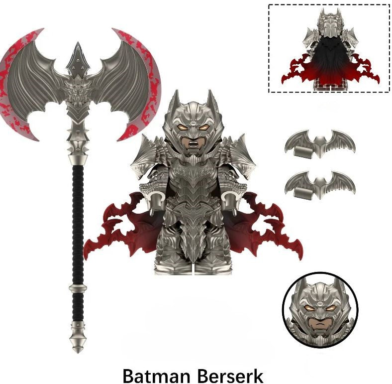 Batman Berserk Anime Minifigure – Dark Armored Demon Slayer Style s3