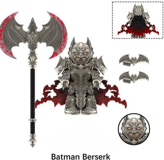 Batman Berserk Anime Minifigure – Dark Armored Demon Slayer Style s3