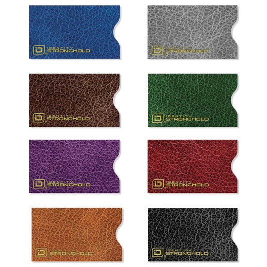 RFID Blocking Credit Card Sleeves - Leather Look 8 Pack Otarealm
