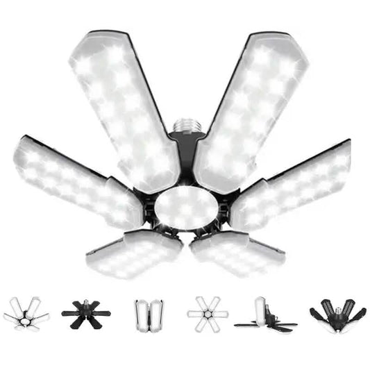 LED Garage Ceiling Lights 150W 15000LM 6500K with 6+1 Deformable Panels Otarealm