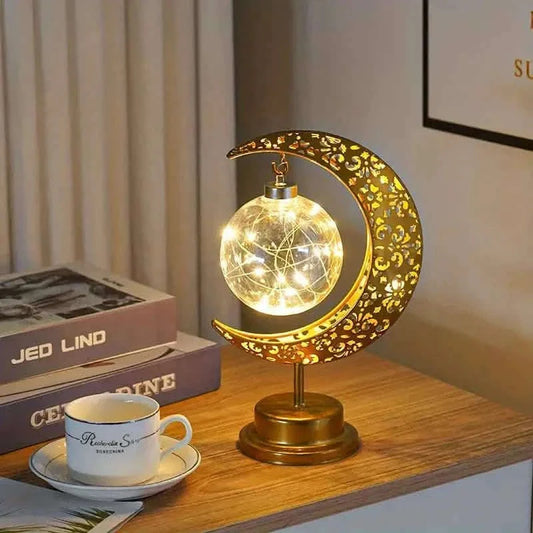 LED Iron Moon Lamp Otarealm