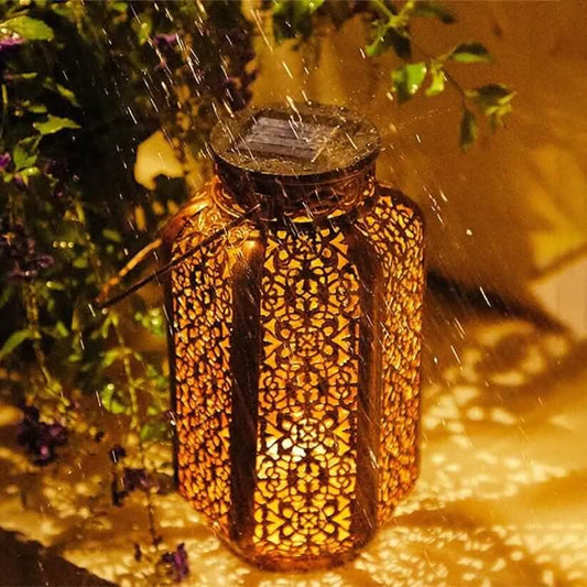 LED Metal Lantern Solar Lamp Otarealm