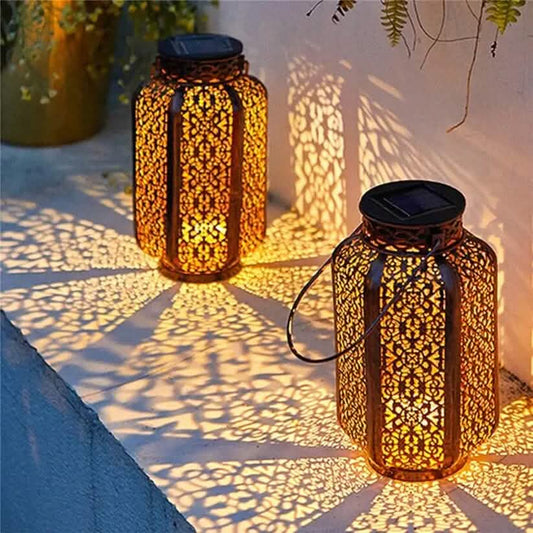 LED Metal Lantern Solar Lamp Otarealm