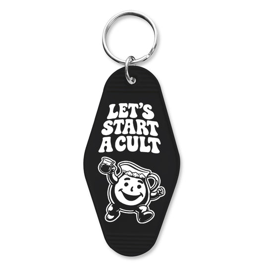 Let's Start a Cult Room Keychain