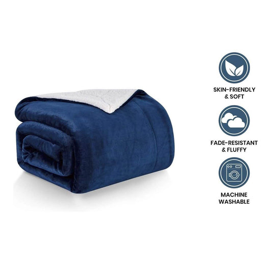 Lightweight Super Soft Cozy Sherpa Fleece Throw Blanket Otarealm