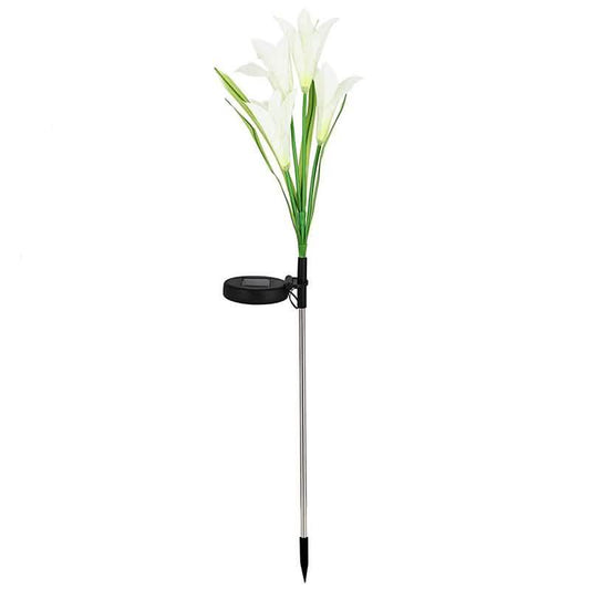 Lily Flower Multi-Color Changing LED Solar Powered Lights Otarealm
