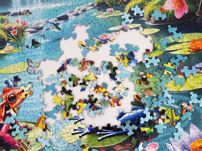 Lily Pond Paradise 1000 Piece Jigsaw Puzzle - Limited Release | Springbok Puzzles