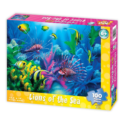 Lions of the Sea 100 Piece Jigsaw Puzzle by Springbok Puzzles