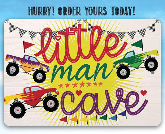 Little Man Cave - Metal Sign