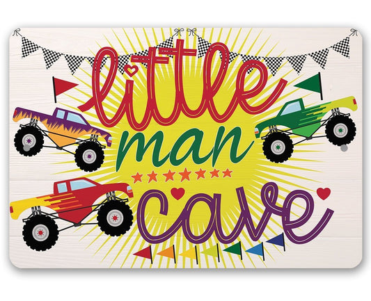 Little Man Cave - Metal Sign