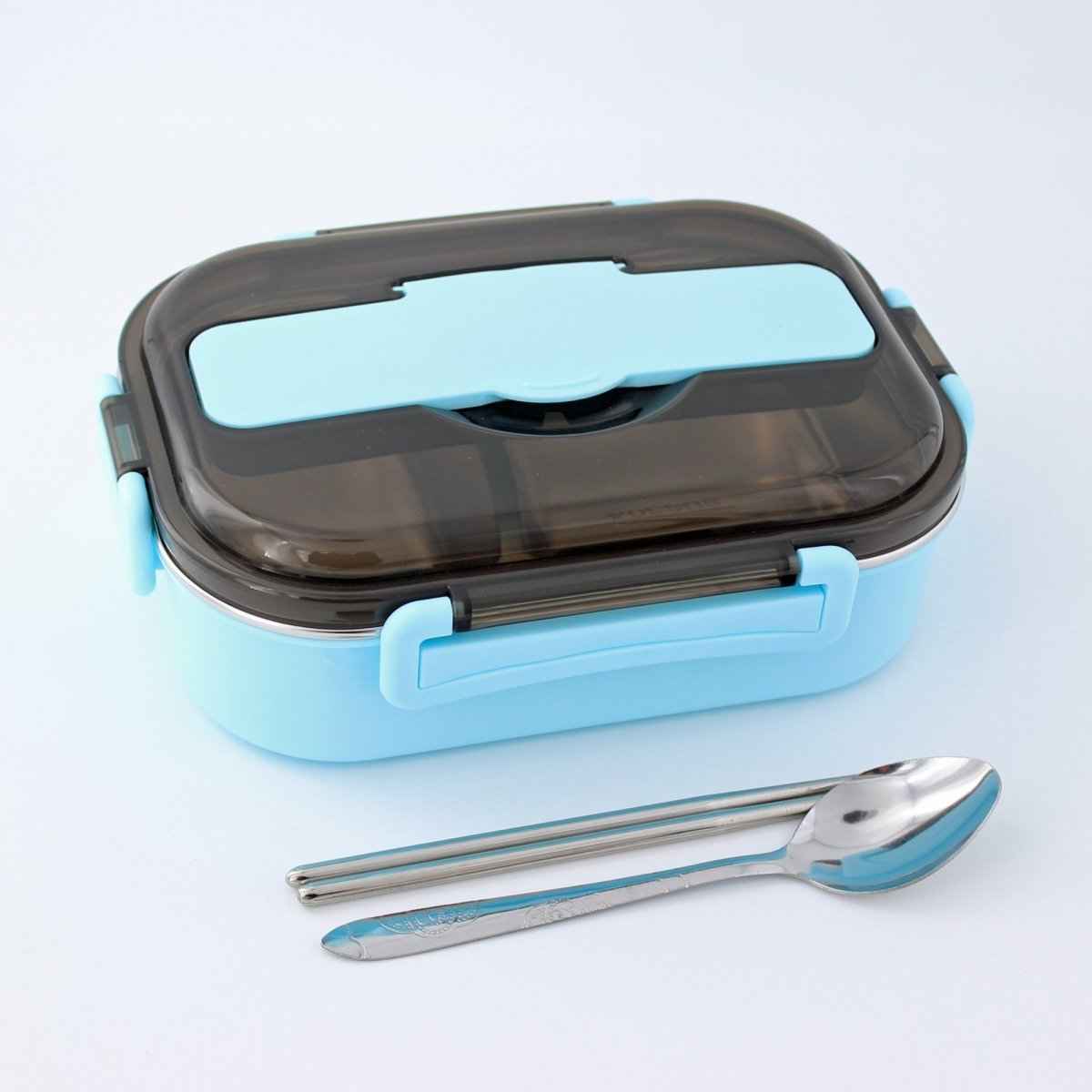 Bento Lunch Box – Includes Thermos Bag, Spoon &  Chopsticks