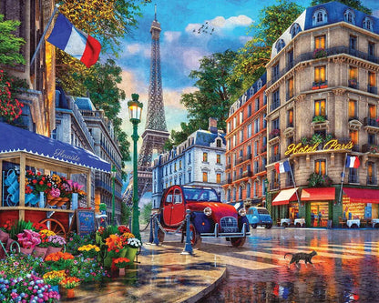 Majestic by Springbok Paris Street Life 1000 Piece Jigsaw Puzzle  | Springbok Puzzles
