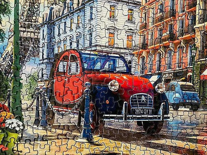 Majestic by Springbok Paris Street Life 1000 Piece Jigsaw Puzzle  | Springbok Puzzles