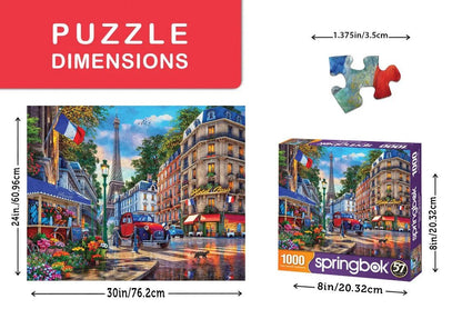 Majestic by Springbok Paris Street Life 1000 Piece Jigsaw Puzzle  | Springbok Puzzles
