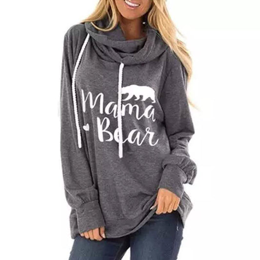 Mama Bear Hooded Fashion Tunic Otarealm