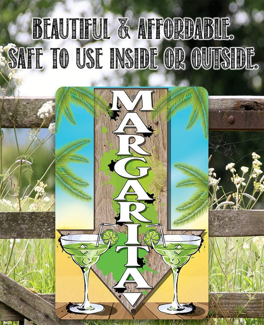 Margarita Directional -Metal Sign