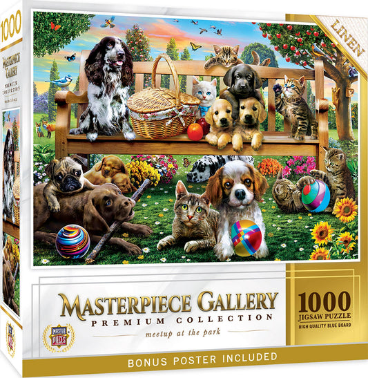 Masterpiece Gallery - Meetup at the Park 1000 Piece Puzzle by Masterpieces Puzzles