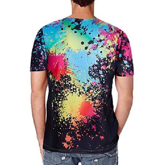 Men's T-shirt 3D Print Print Short Sleeve Going out Tops Streetwear Otarealm