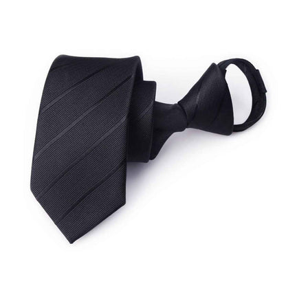 Zipper necktie Polyester Birthday Graduation Gifting Idea Adjustable Pre-Tied Neckwear