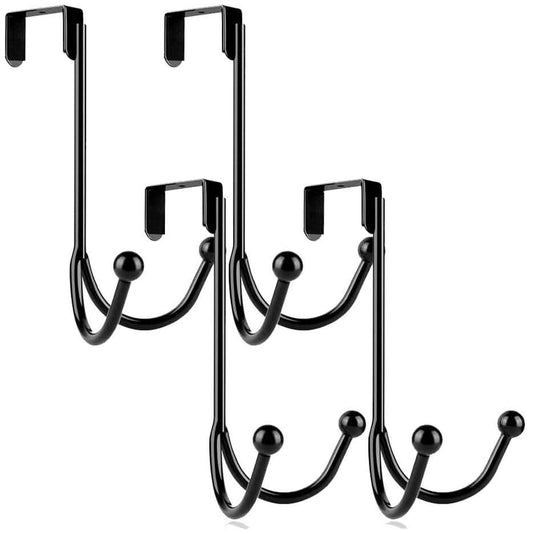 Metal Double Hanging Storage Hooks on Doors Otarealm