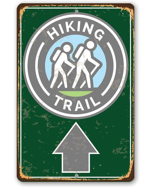 Hiking Trail - Metal Sign