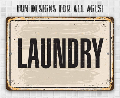 Laundry - Metal Sign